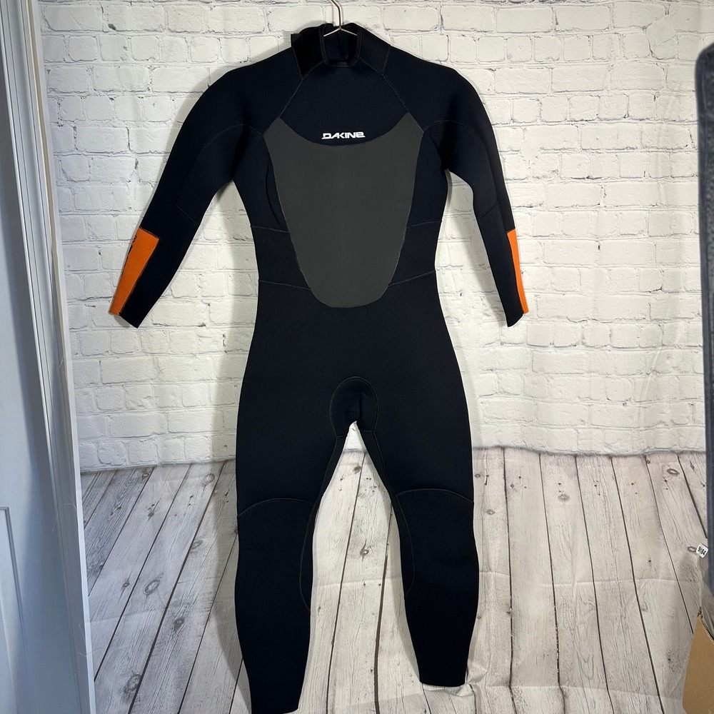 New Dakine RTS Womens Wetsuit 5.T8 Full Suit Black Orange S-Type Neoprene - Picture 8 of 12